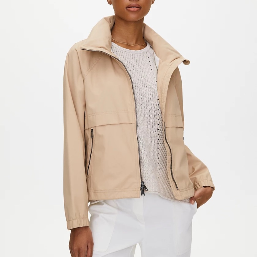 Aritzia Khaki-Tan Lightweight Utility Jacket
